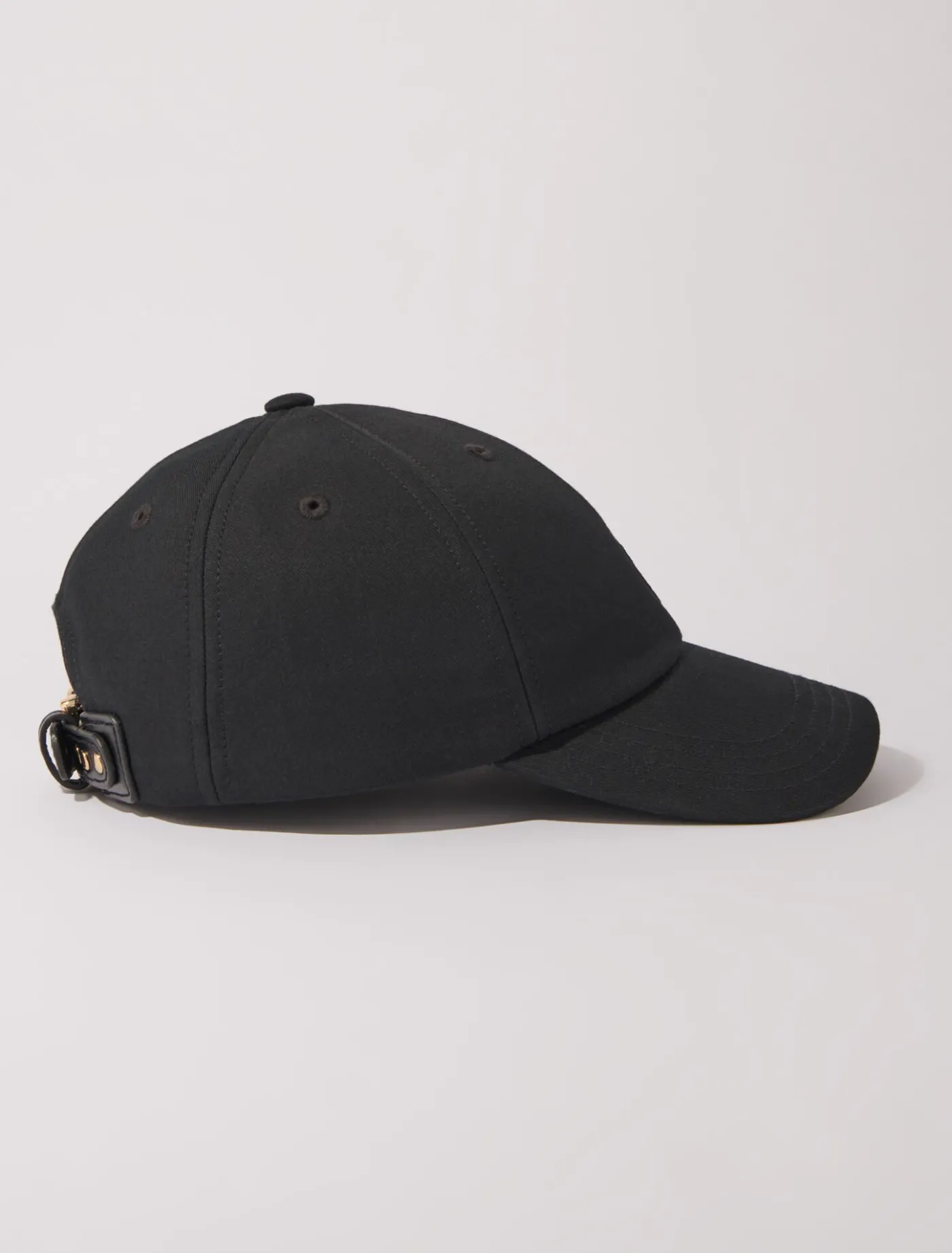 Cotton cap with gold-tone buckle^Maje Cheap