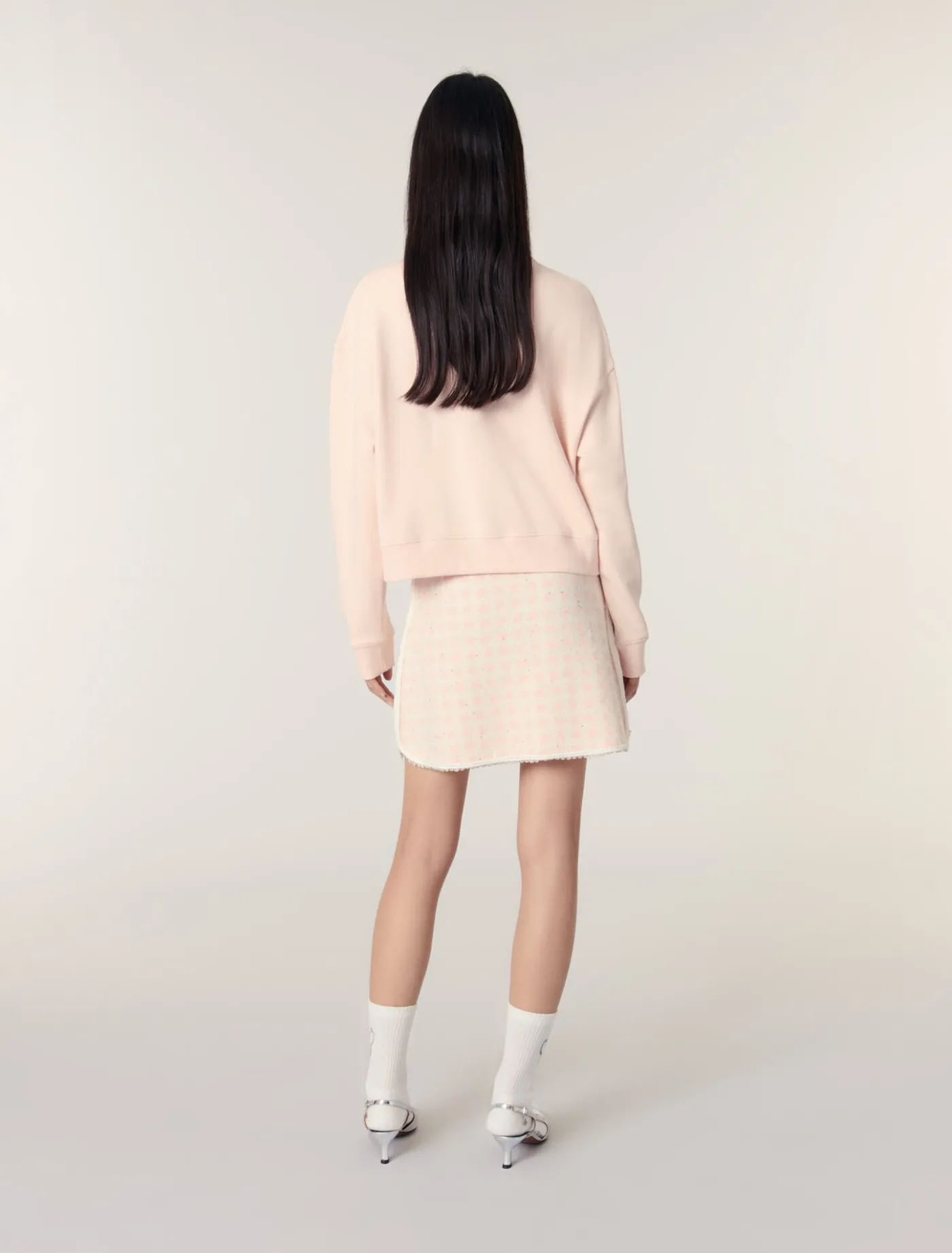 Embroidered sweatshirt^Maje New