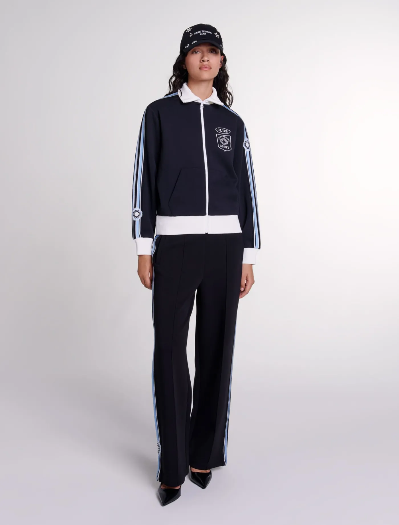 Embroidered tracksuit jacket^Maje Store