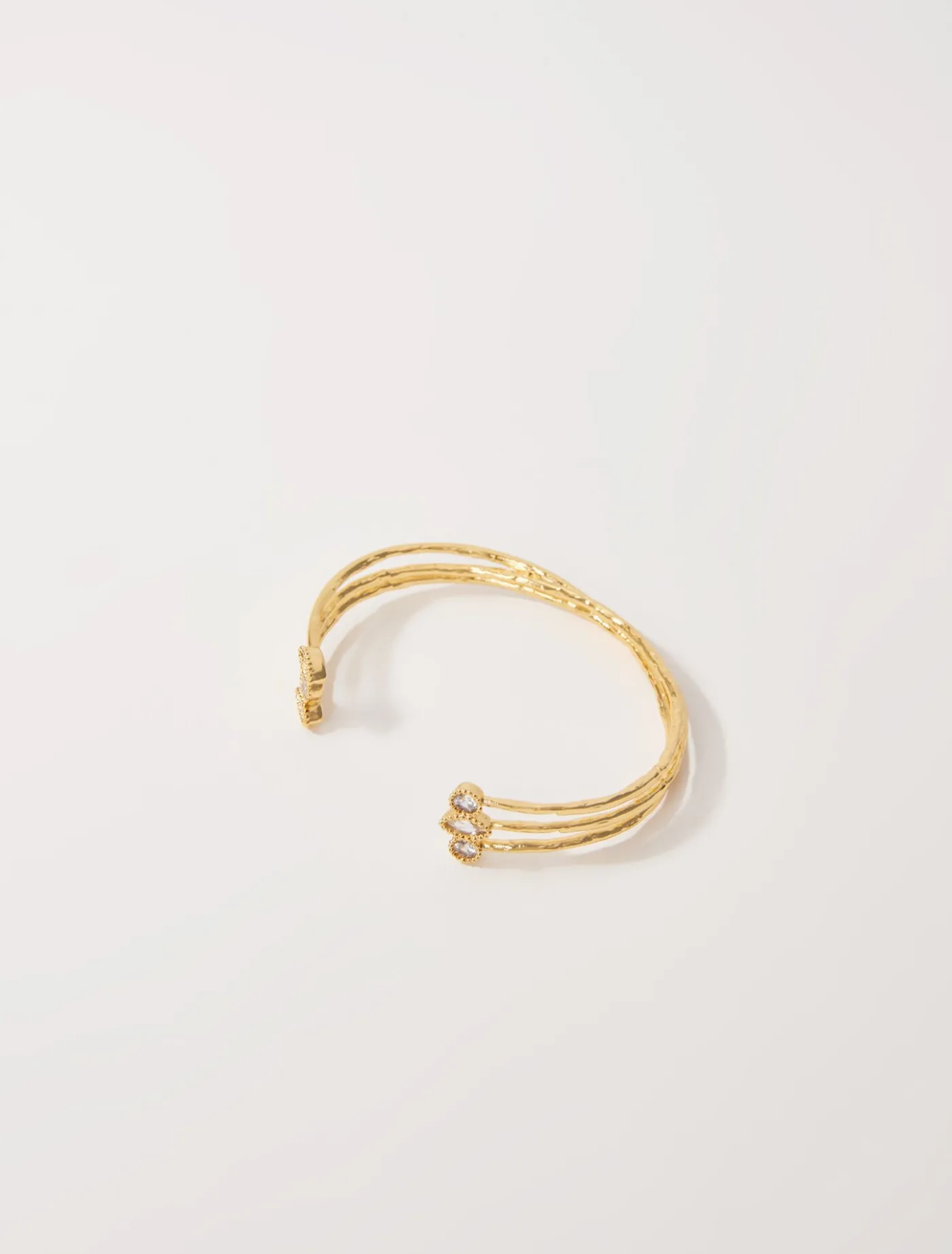 -plated recycled brass bracelet^Maje New