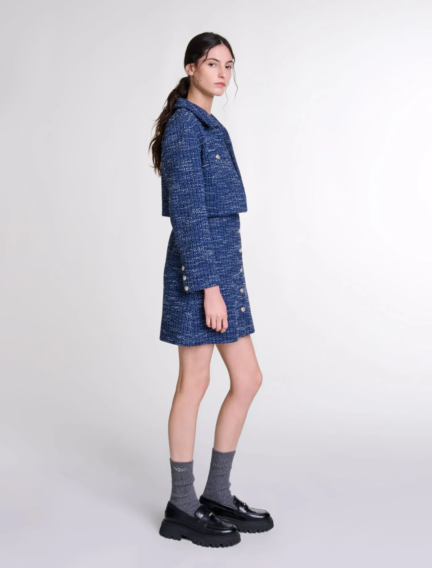 2-in-1 tweed dress^Maje Flash Sale