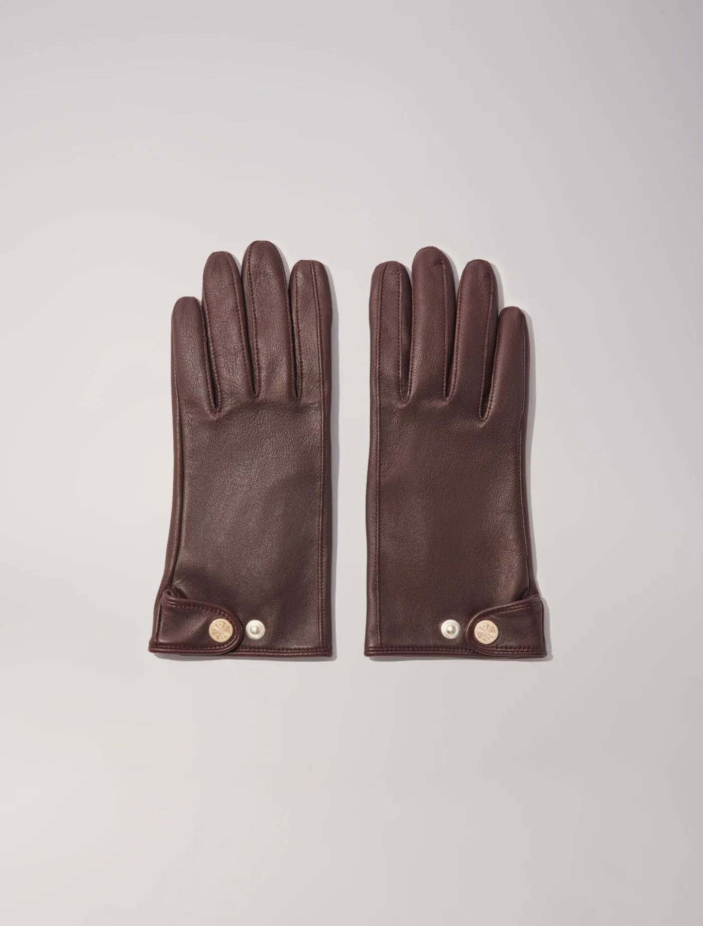 Leather gloves^Maje Store