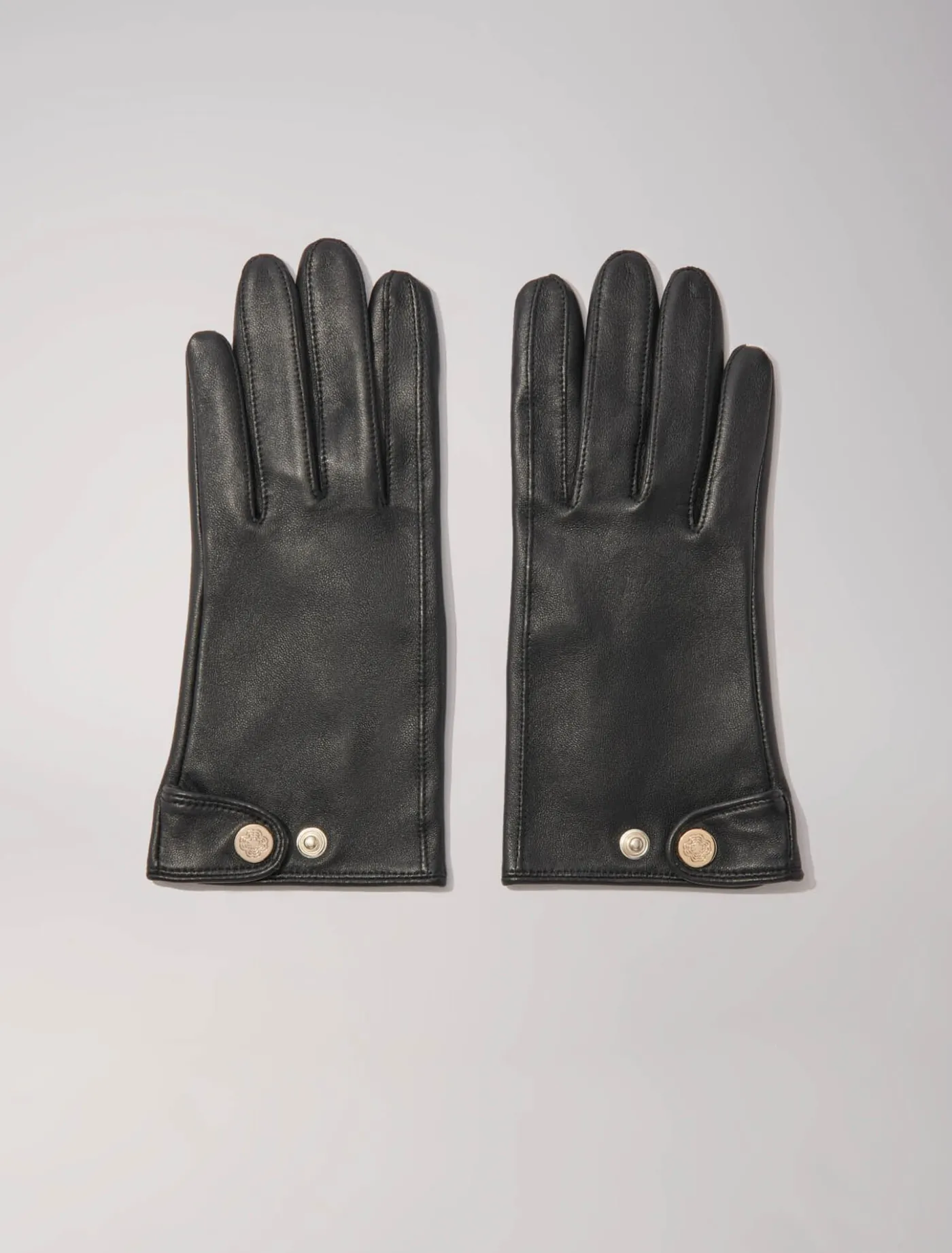 Leather gloves^Maje New