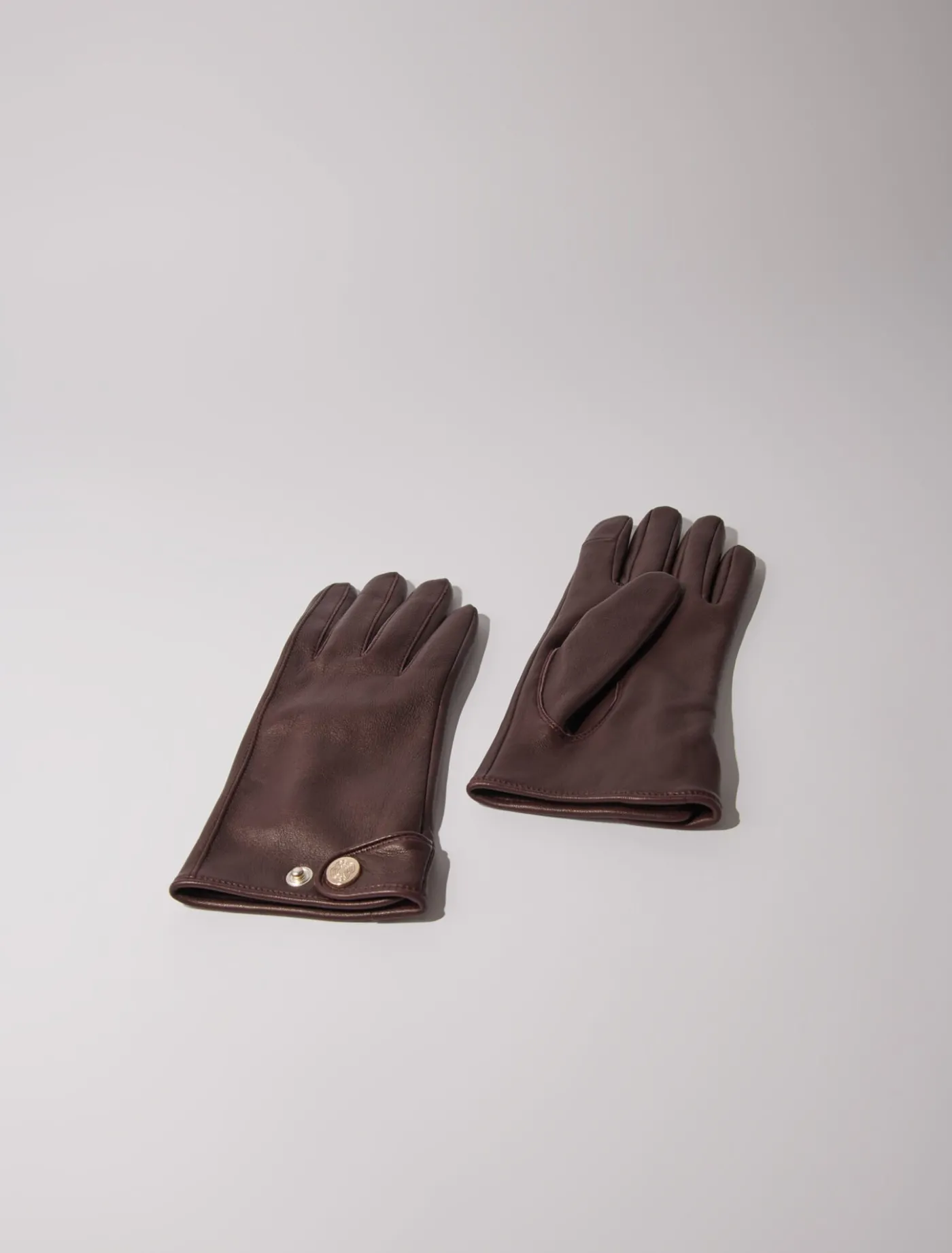 Leather gloves^Maje Store