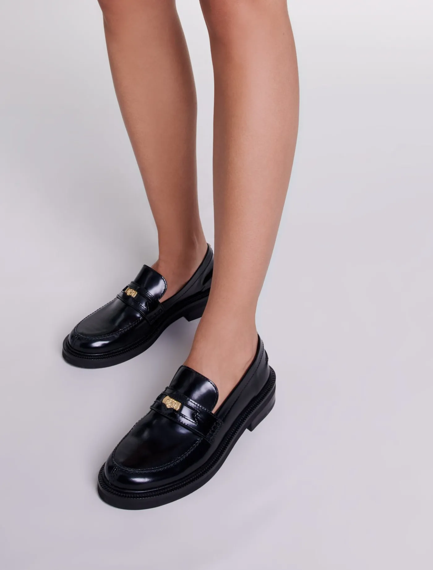 Leather loafers^Maje Best