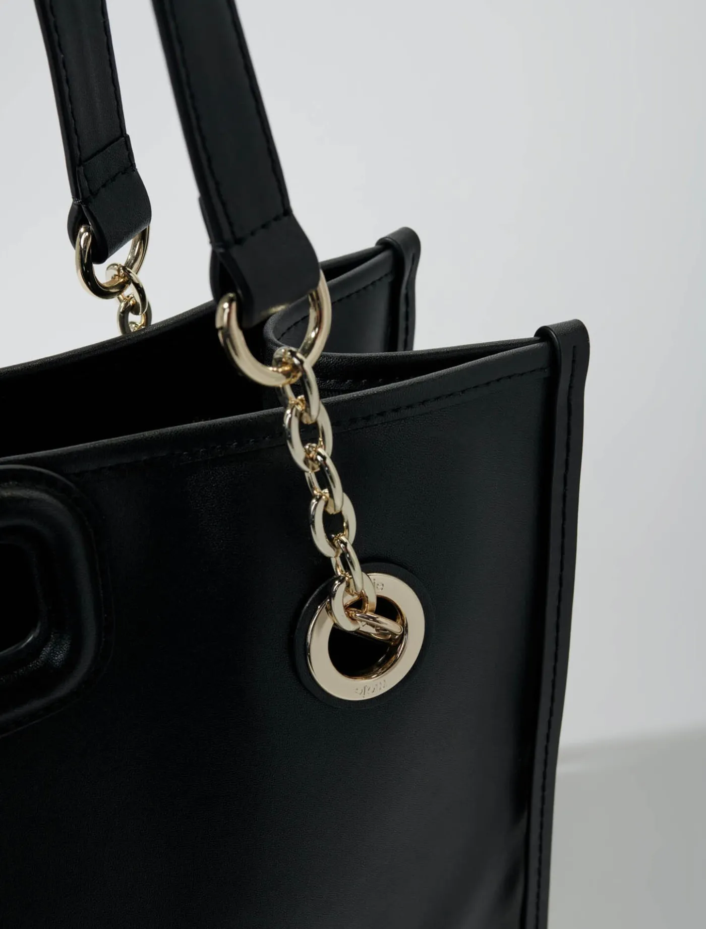 Leather tote bag^Maje Sale