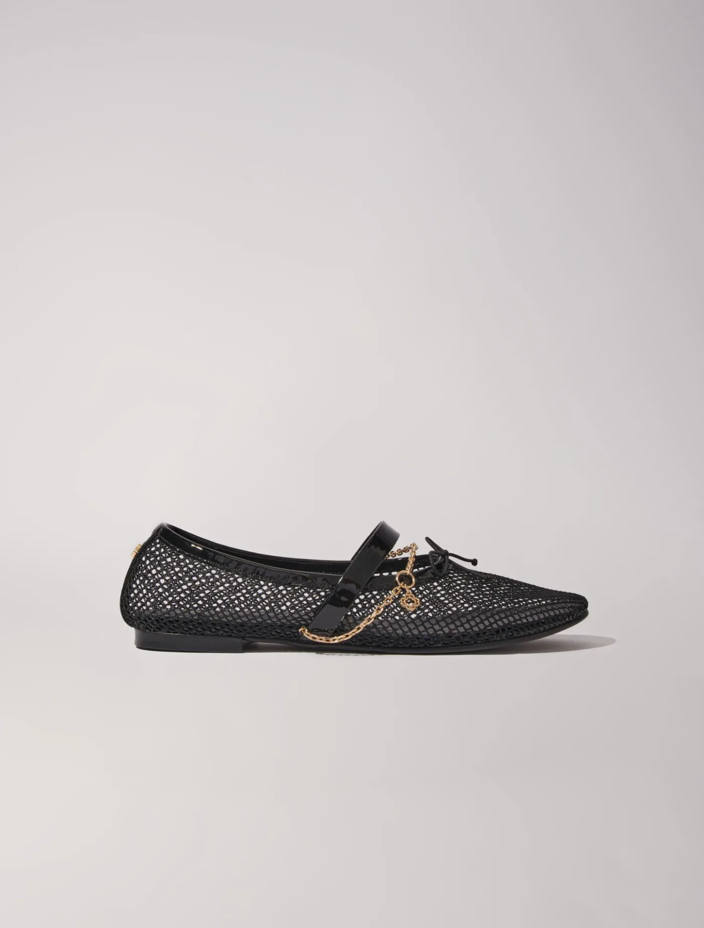 Mesh ballet flats^Maje Store