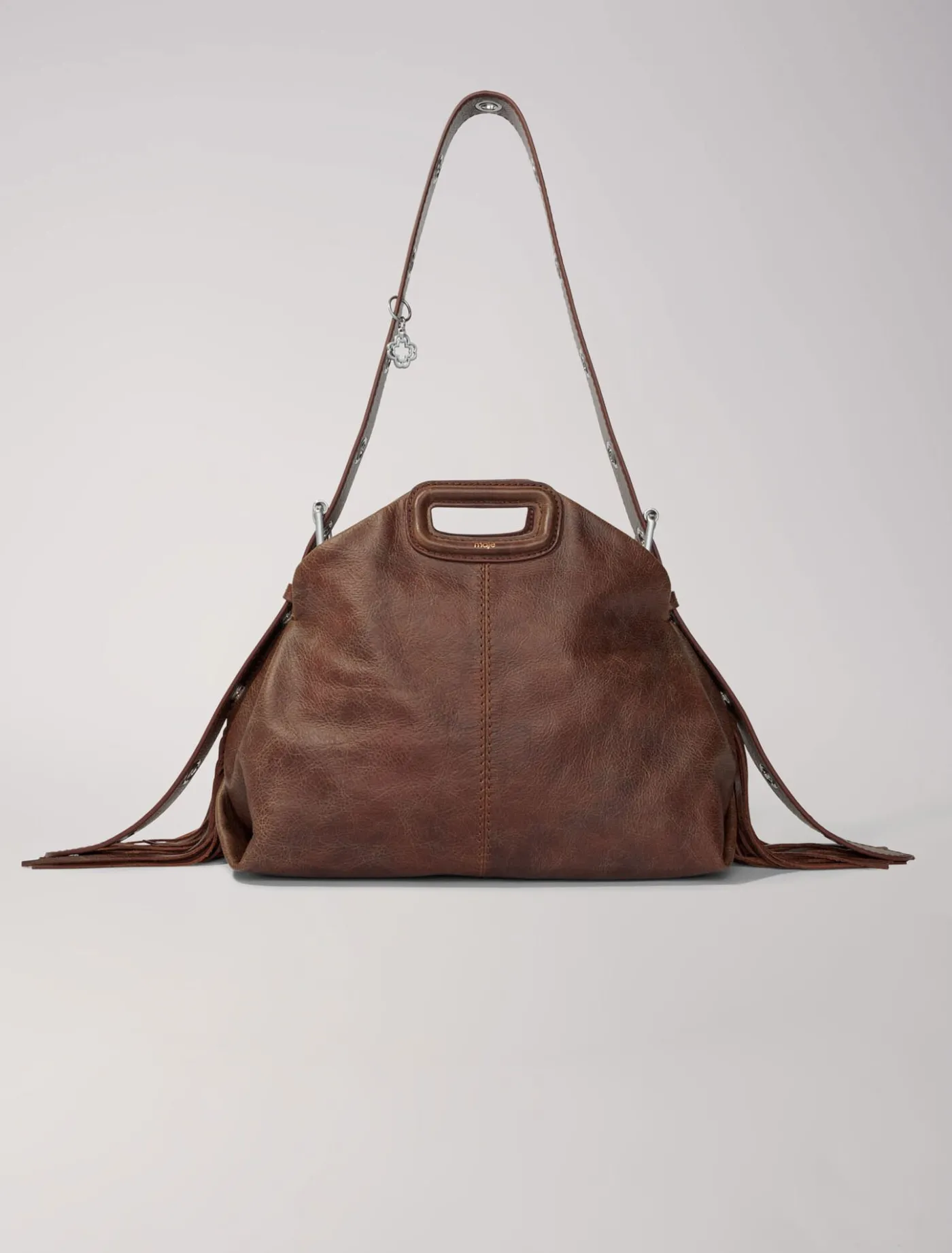Miss M bag in vintage leather^Maje Hot