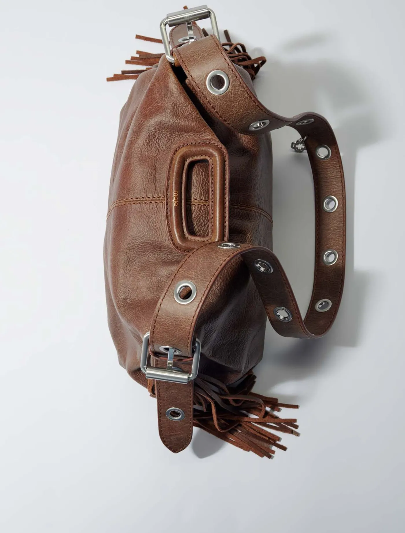 Miss M bag in vintage leather^Maje Hot