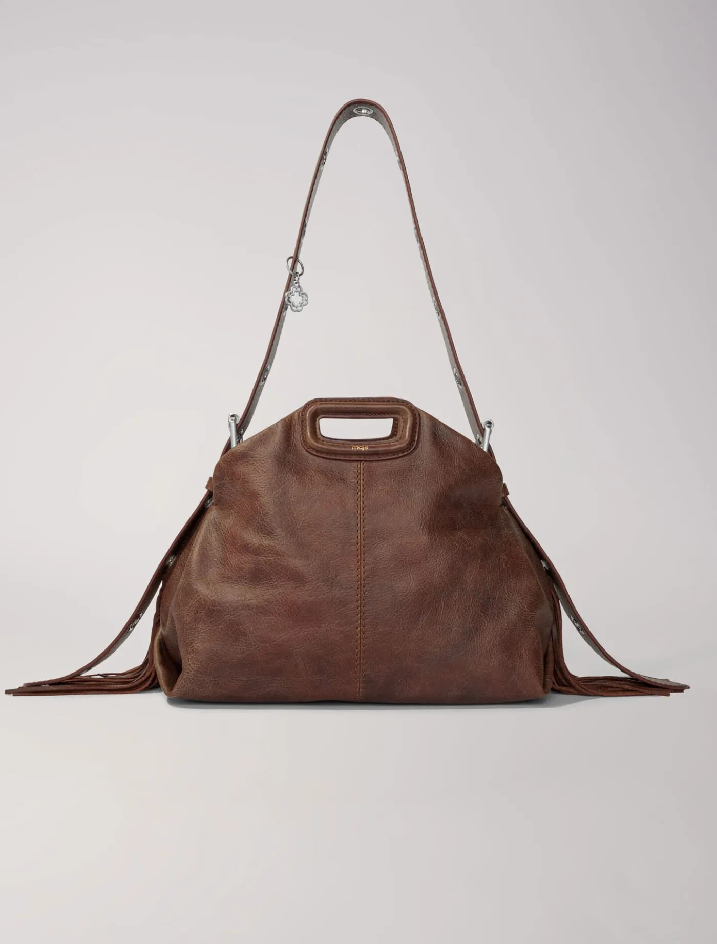 Miss M bag in vintage leather^Maje Hot