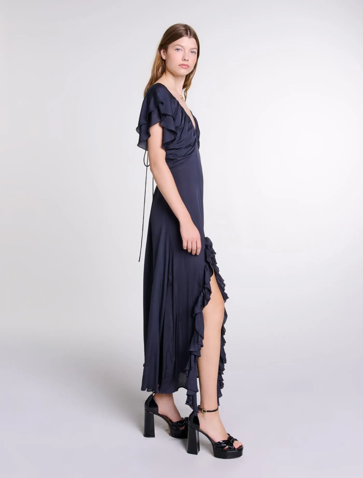 Open-back maxi dress^Maje Best