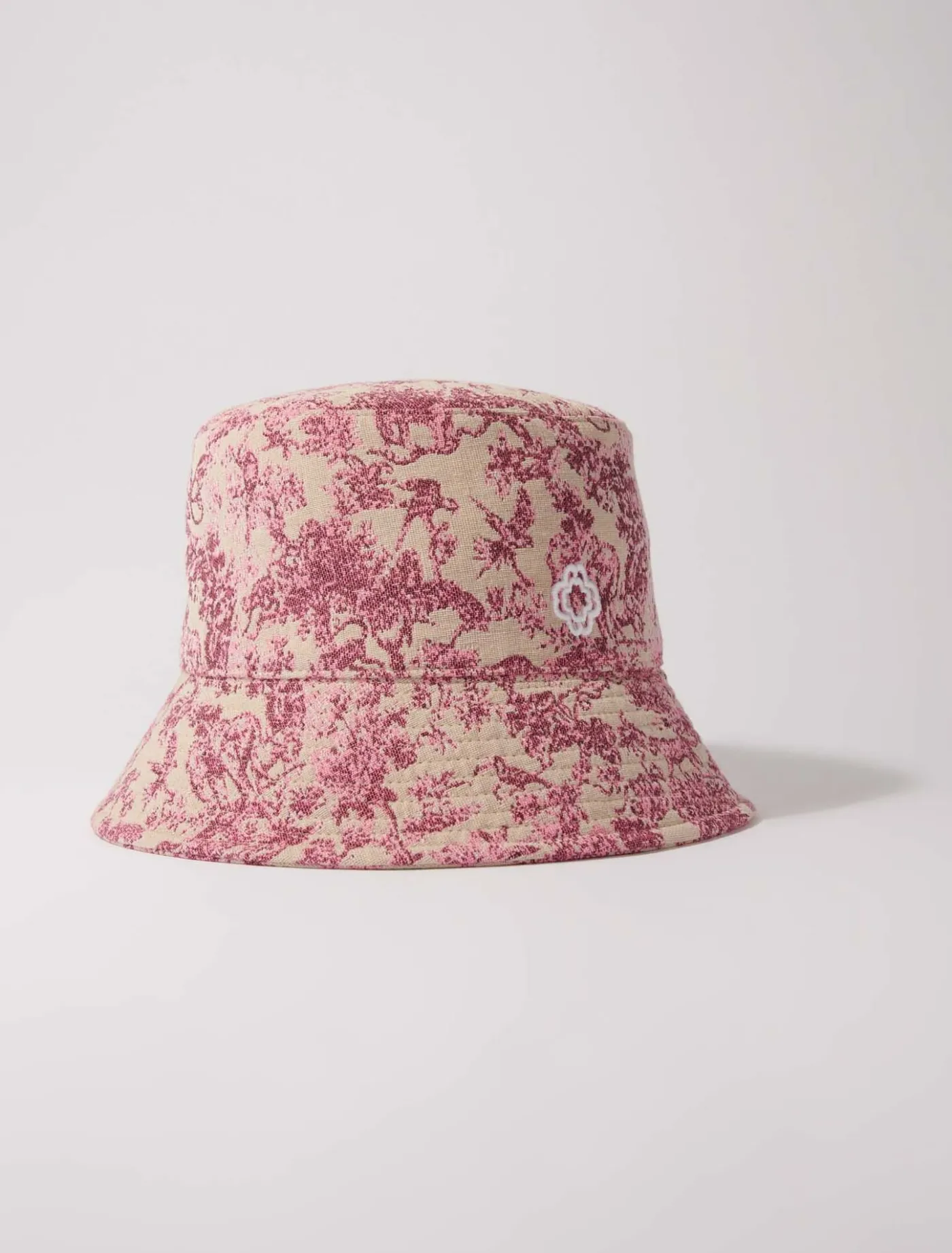 Patterned cotton bucket hat^Maje Cheap