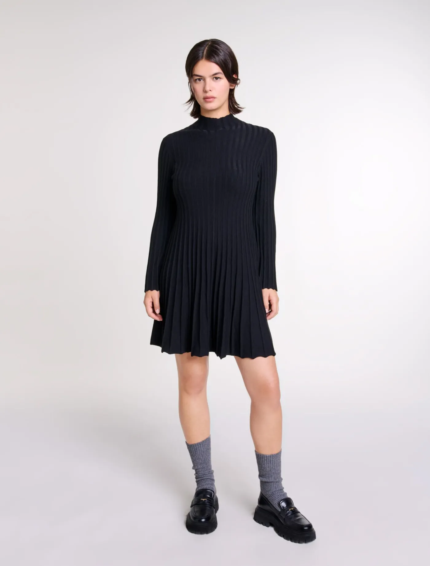 Short knit dress^Maje Best