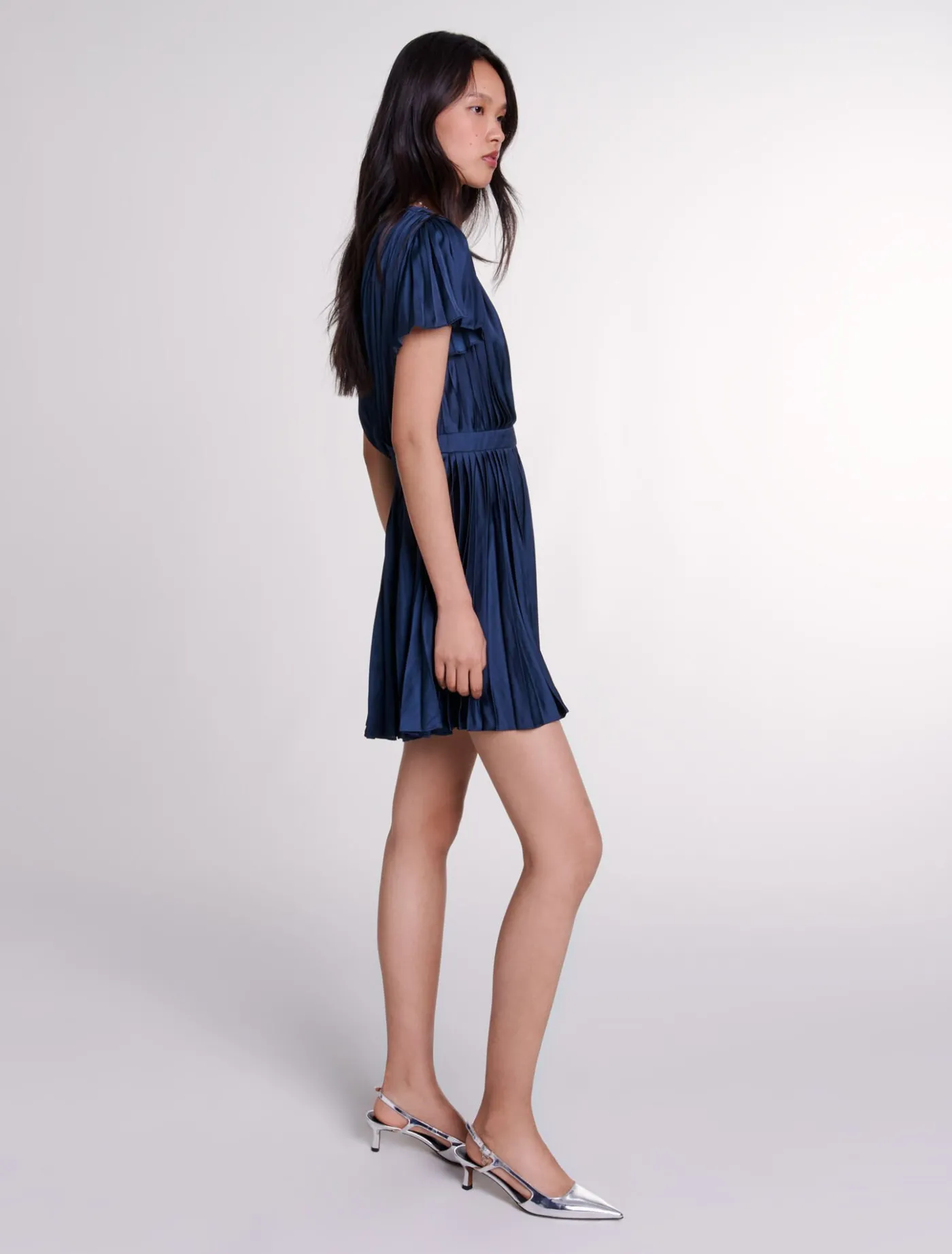 Short pleated dress^Maje Shop