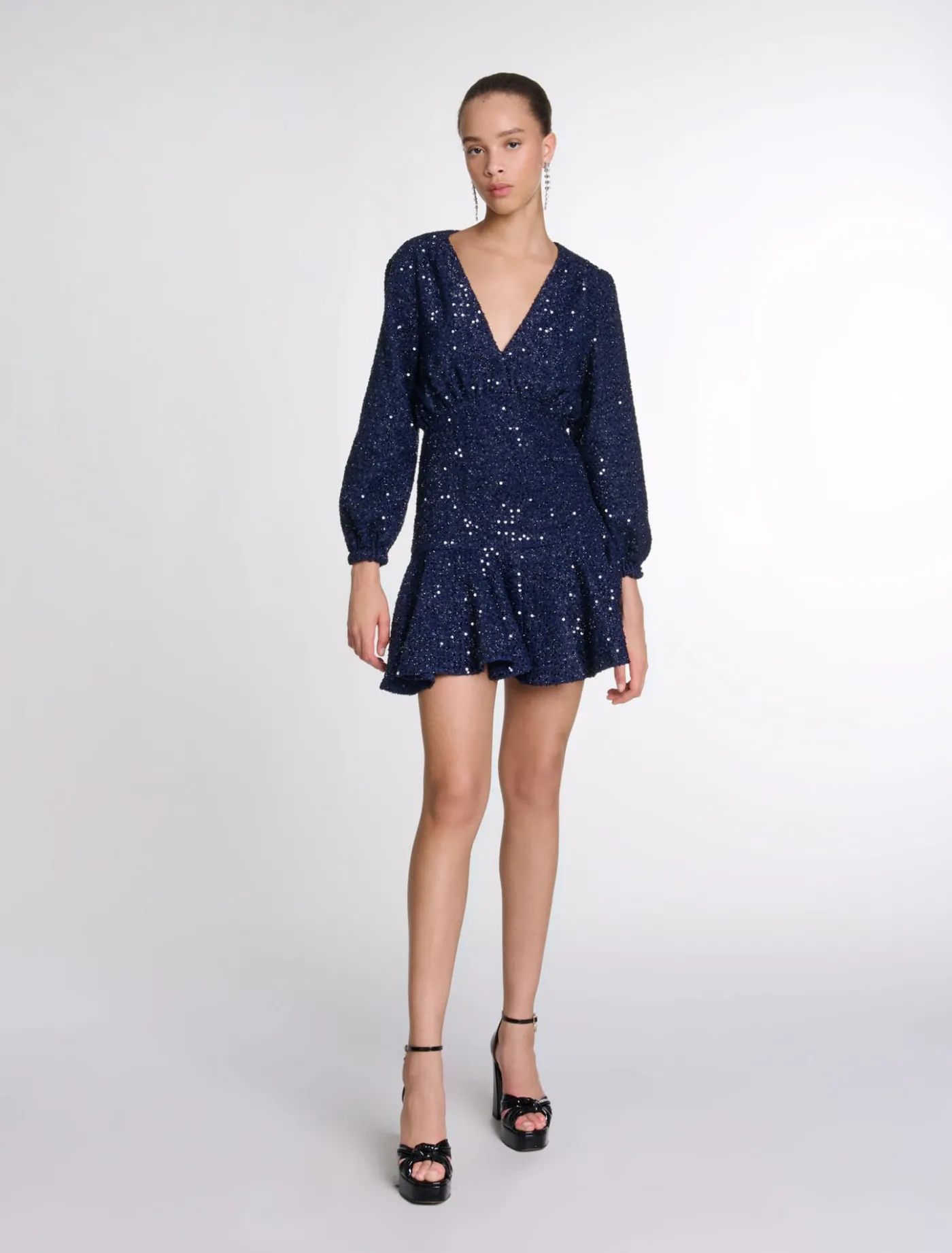 Short sequin dress^Maje Clearance