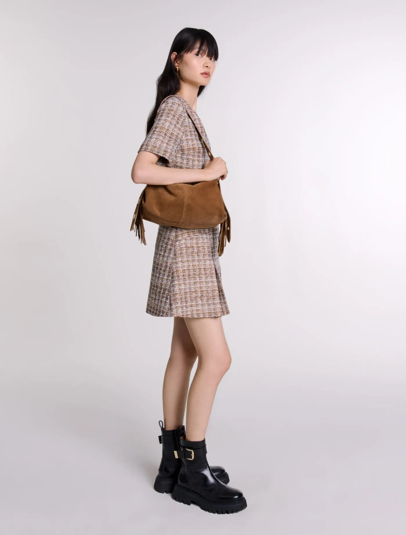 Short tweed dress^Maje Flash Sale