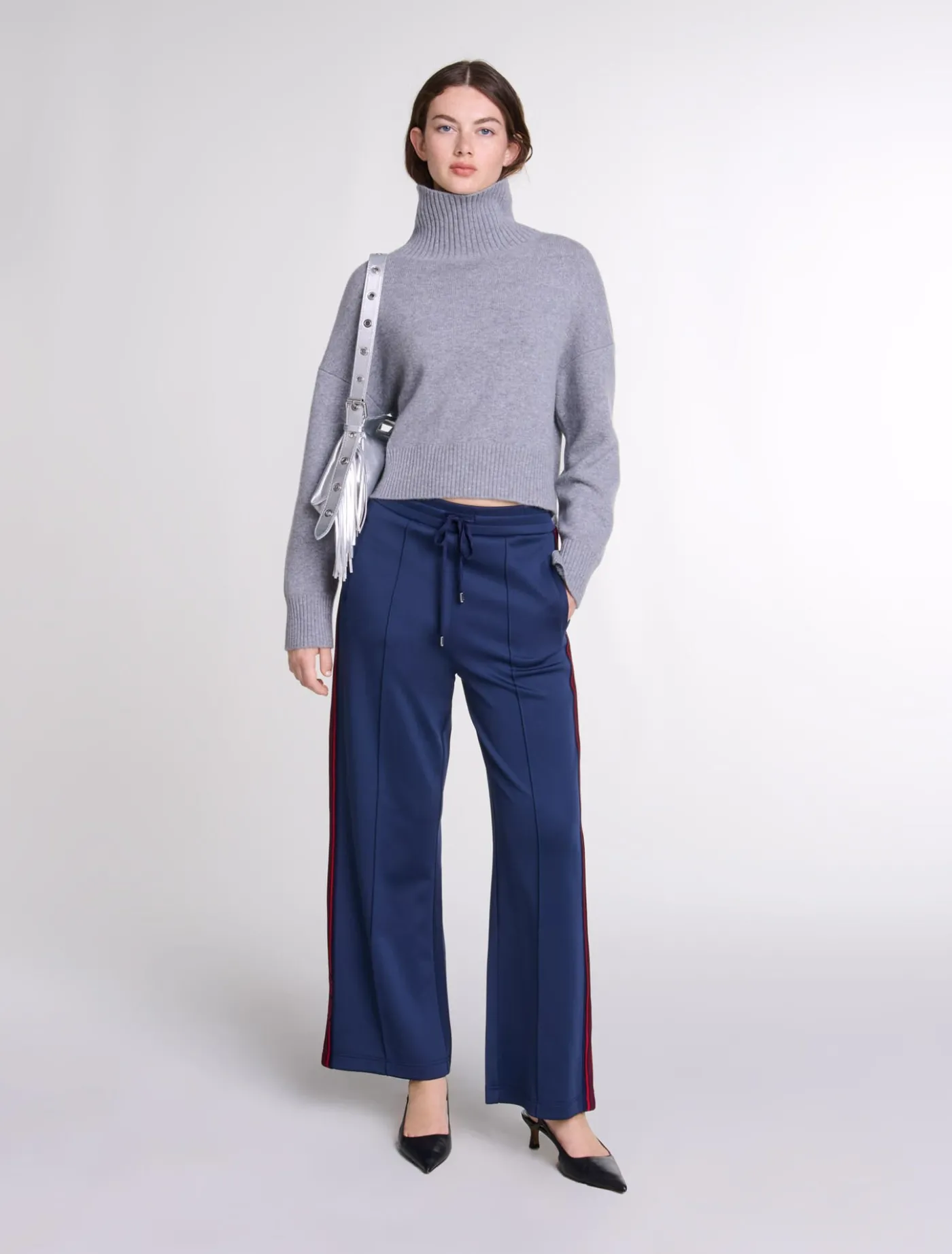 Striped trousers^Maje Store