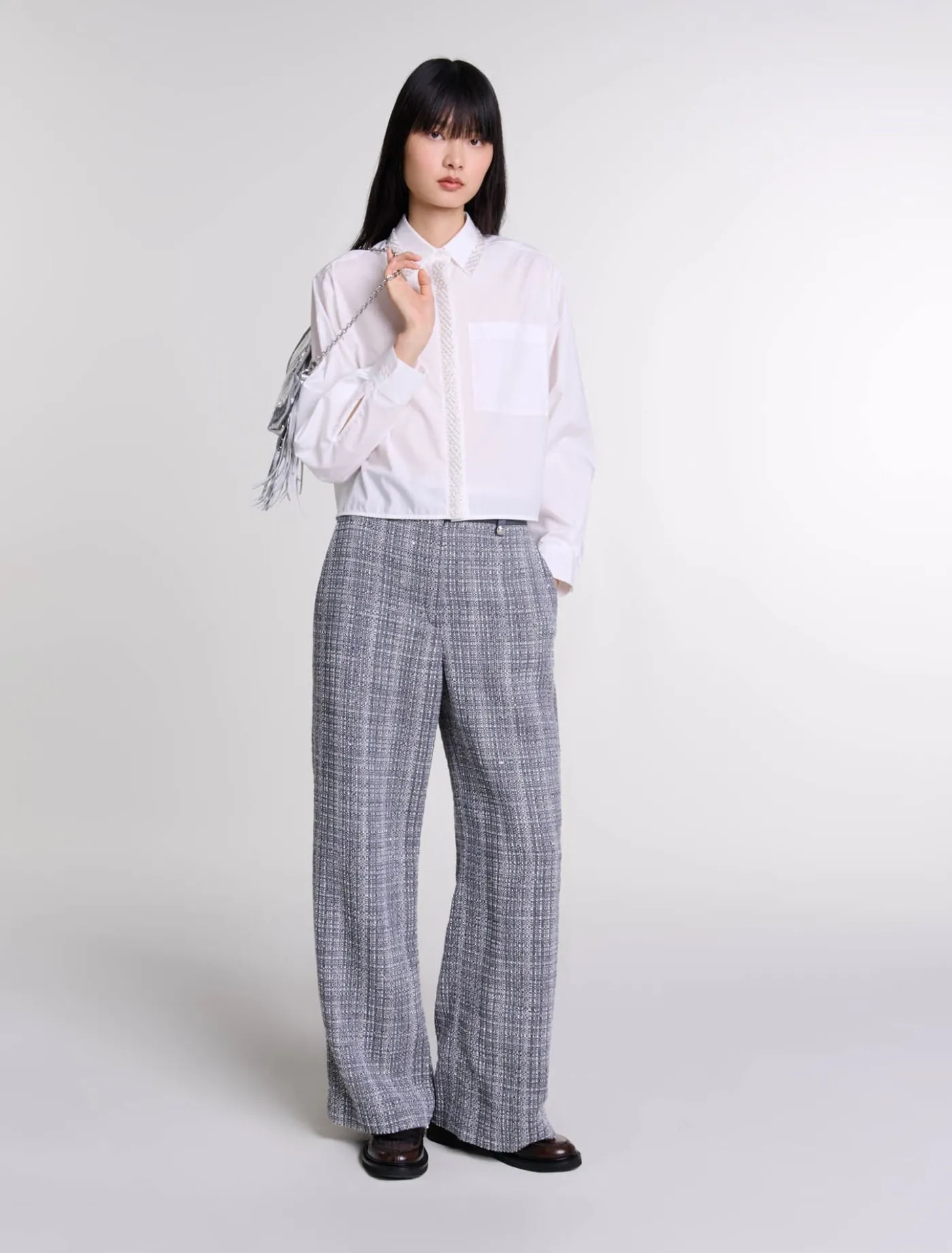 Tweed trousers^Maje Hot