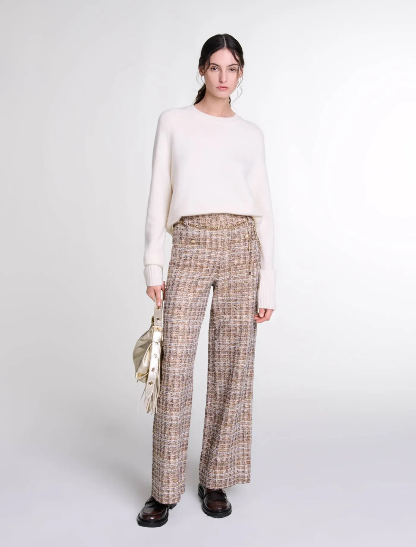 Tweed trousers^Maje Best