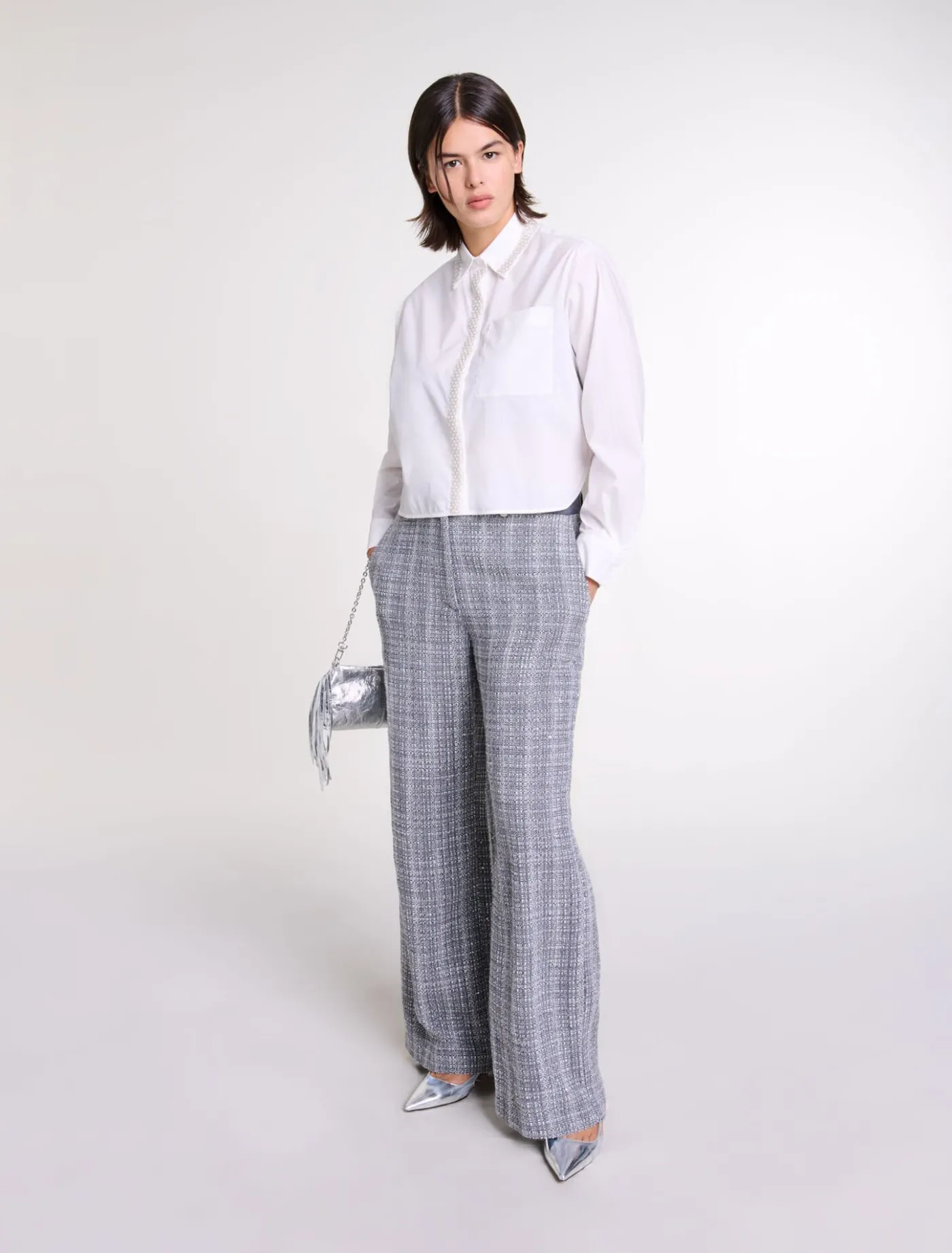 Tweed trousers^Maje Hot