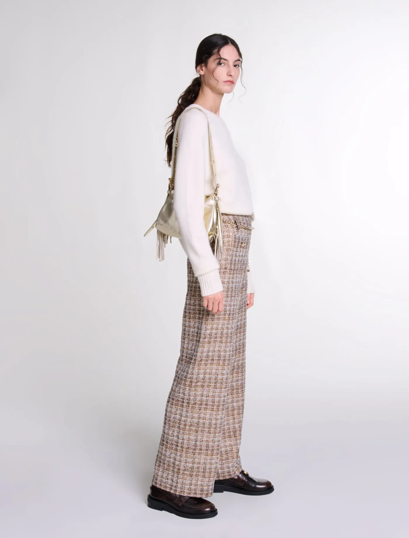 Tweed trousers^Maje Best