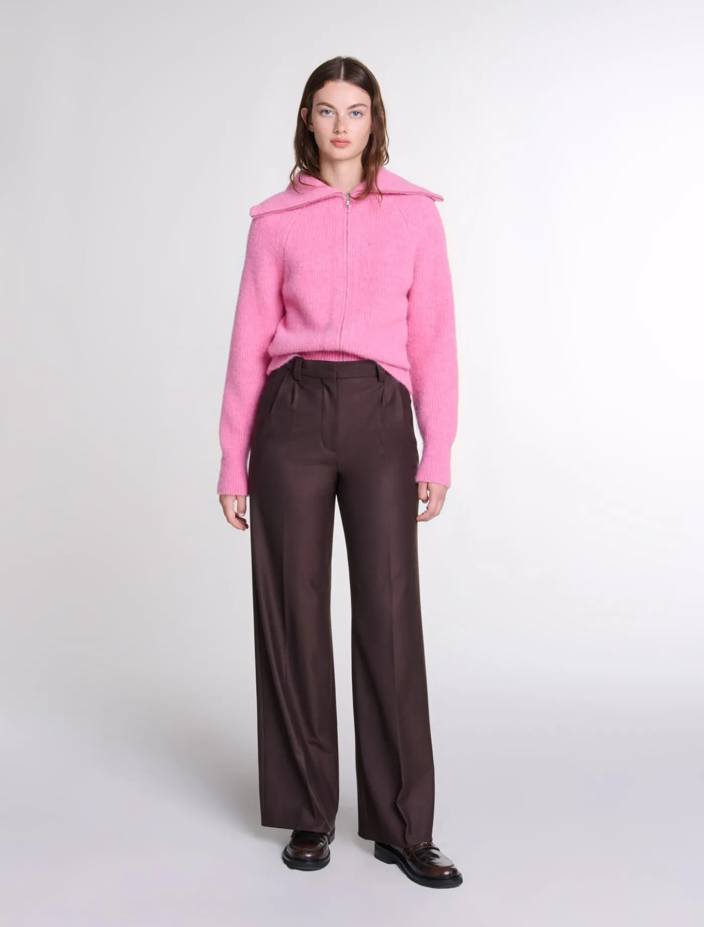 Wide-leg suit trousers^Maje Flash Sale